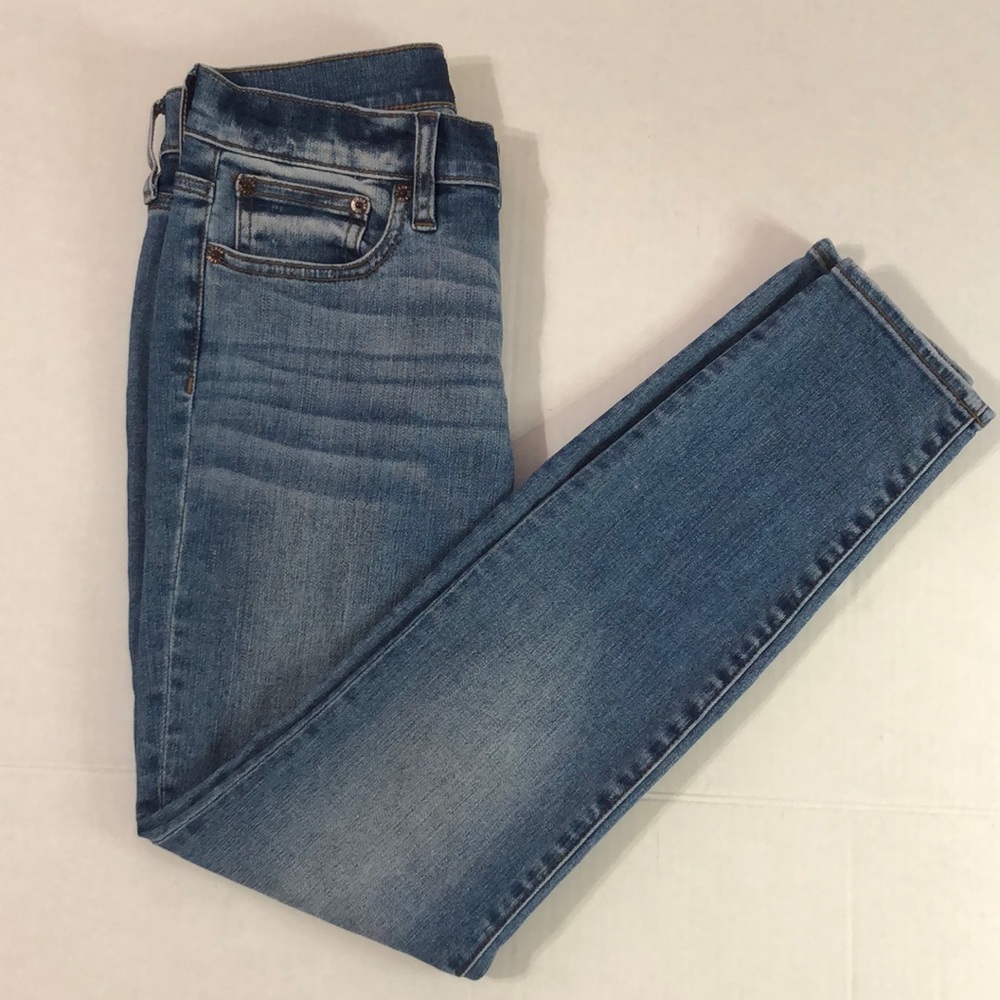 J crew 8" toothpick jeans
